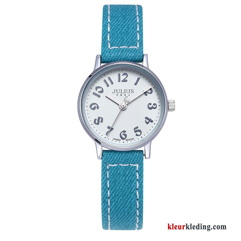 Horloge Groen Dames Riem Mode Trend Mini Eenvoudig