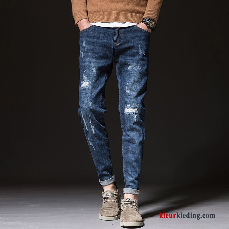 Nieuw Heren Trend Broek Potlood Broek Zwart Spijkerbroek Jeans Voorjaar